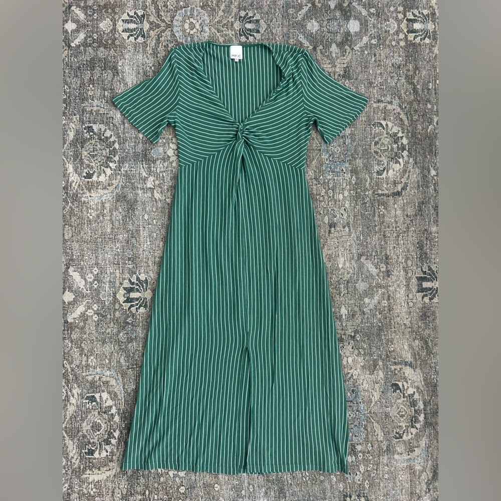 MINKPINK Green Midi Dress